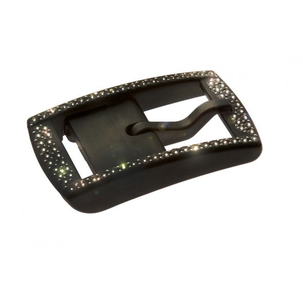 BASIC BUCKLE BLACK GLITTER (SWAROVSKI)