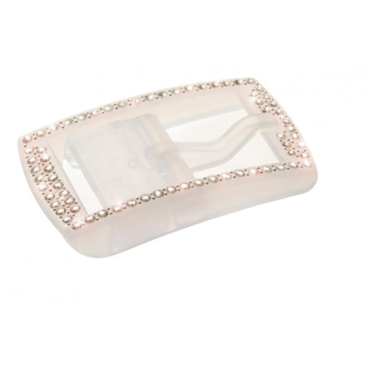 BASIC BUCKLE WHITE GLITTER (SWAROVSKI)